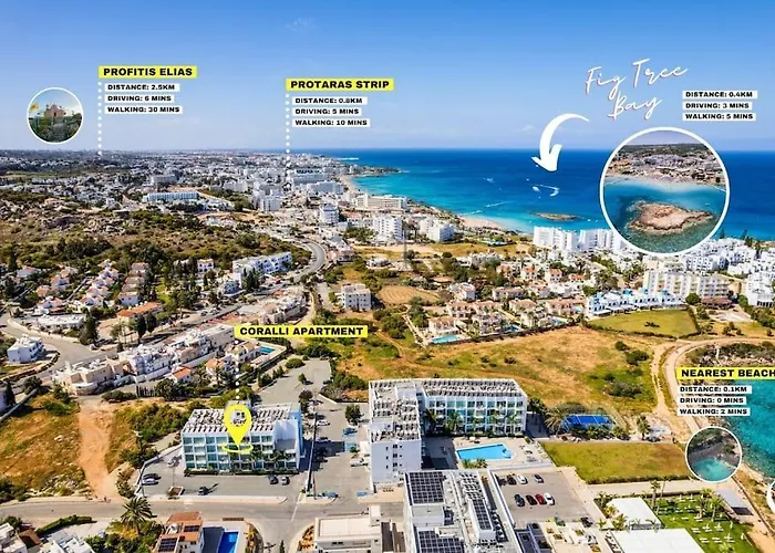 Sunnyvillas 1 Bedroom Swimming Pool Cor * Protaras