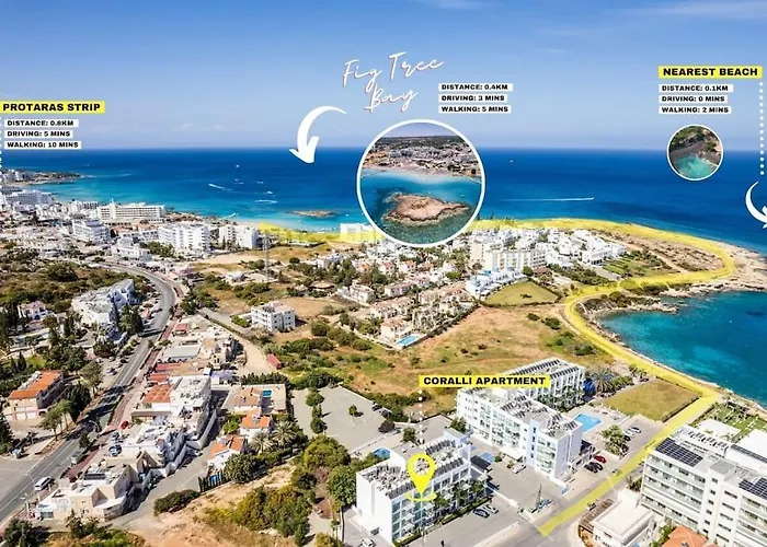 Sunnyvillas 1 Bedroom Swimming Pool Cor Apartament Protaras